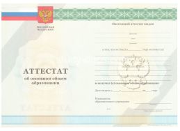 Аттестат за 9 класс 2011-2012 в Королёве