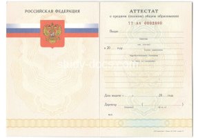Аттестат за 11 класс 2007-2009 в Королёве
