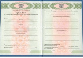 Диплом училища 2010 в Королёве